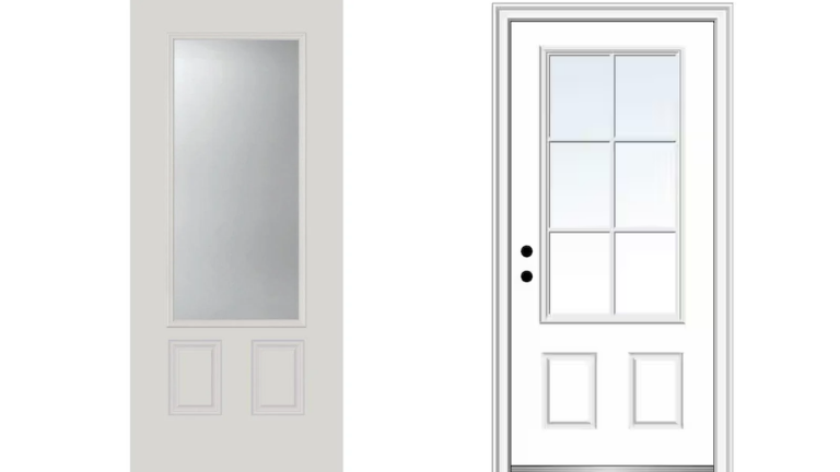 What is a 3/4-Lite Front Door?